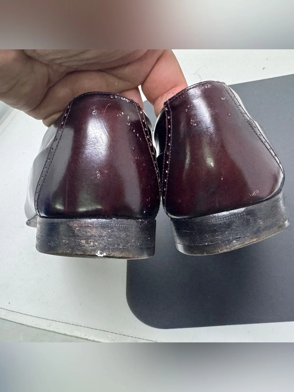 Vintage BALLY Burgundy Slip On Loafers - Burgundy Size 10.5